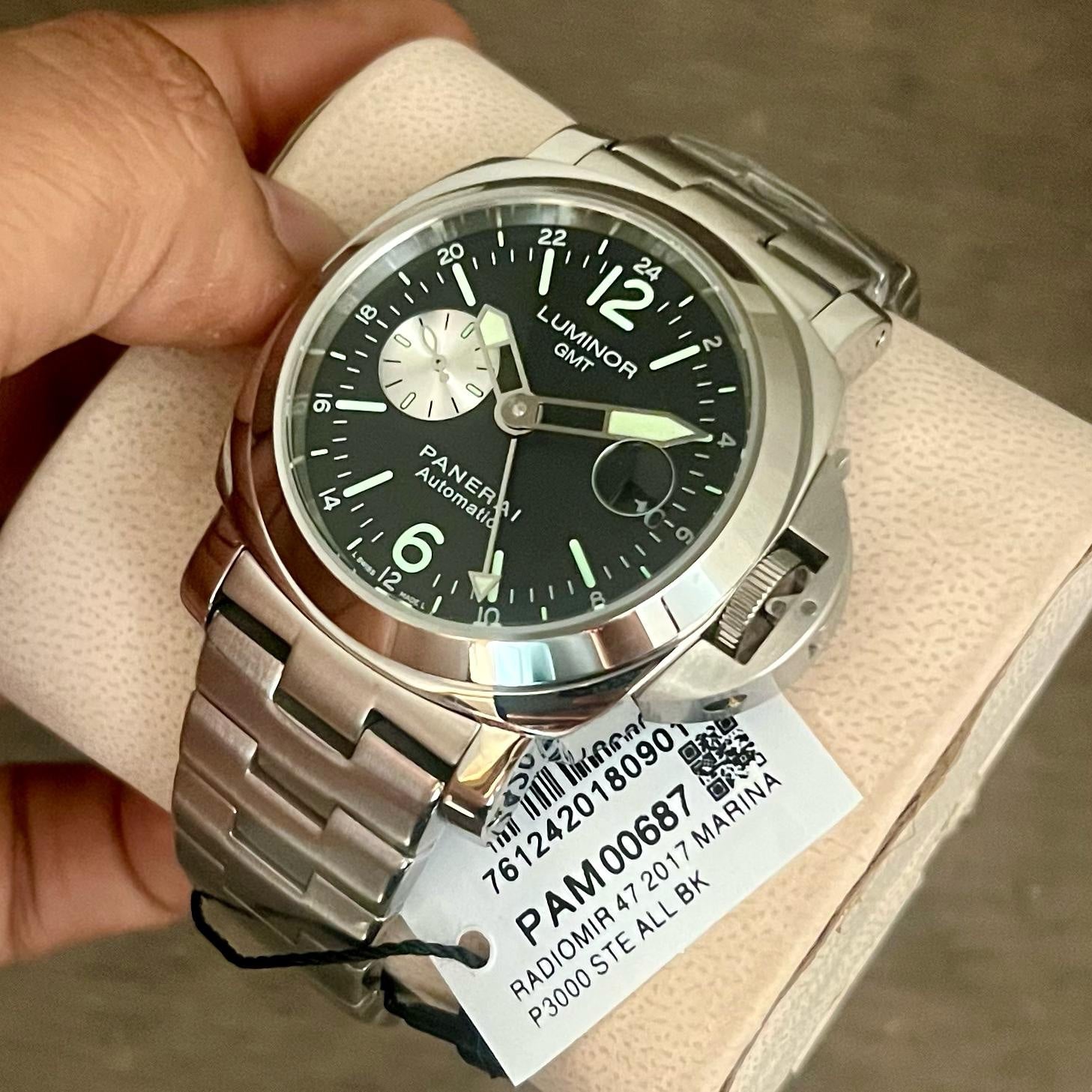 Luminor Panerai GMT Acciaio