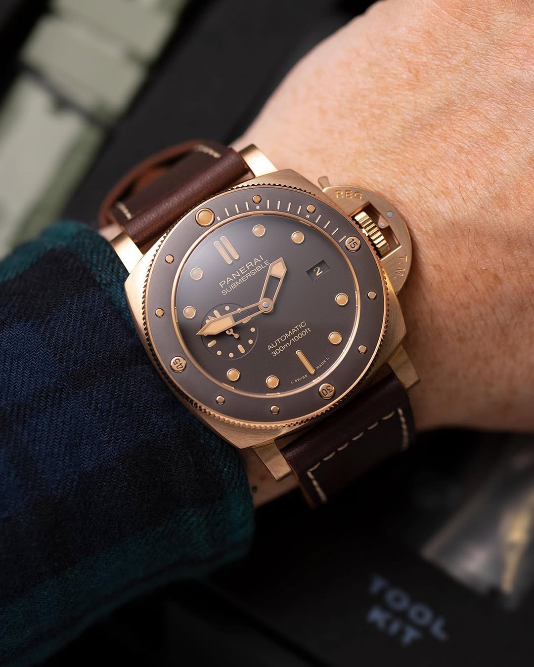 LUMINOR PANERAI BRONZO AUTOMATIC