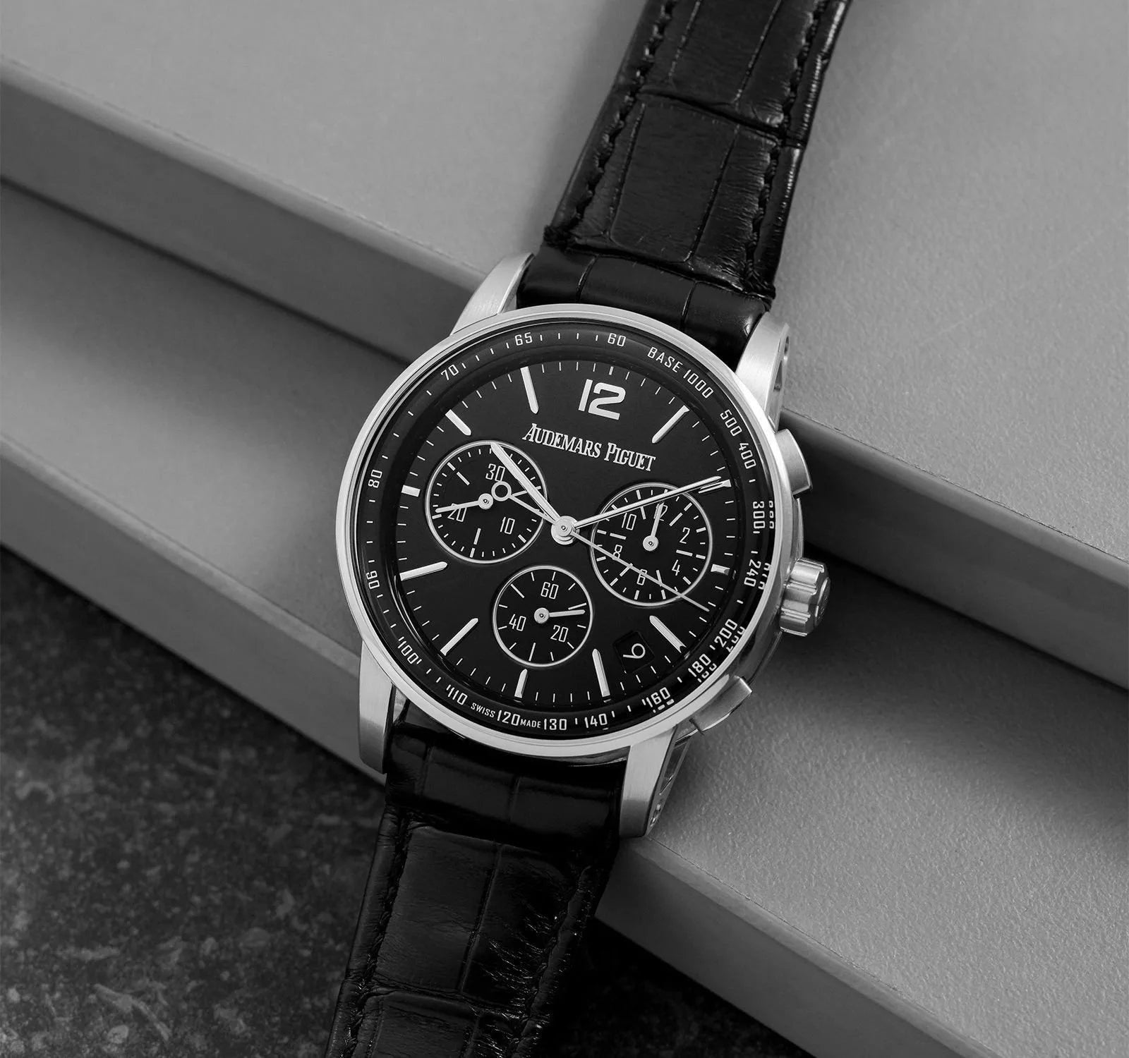 AUDEMARS PIGUET OPEN HEART CHRONOGRAPH 7AAA BLACK