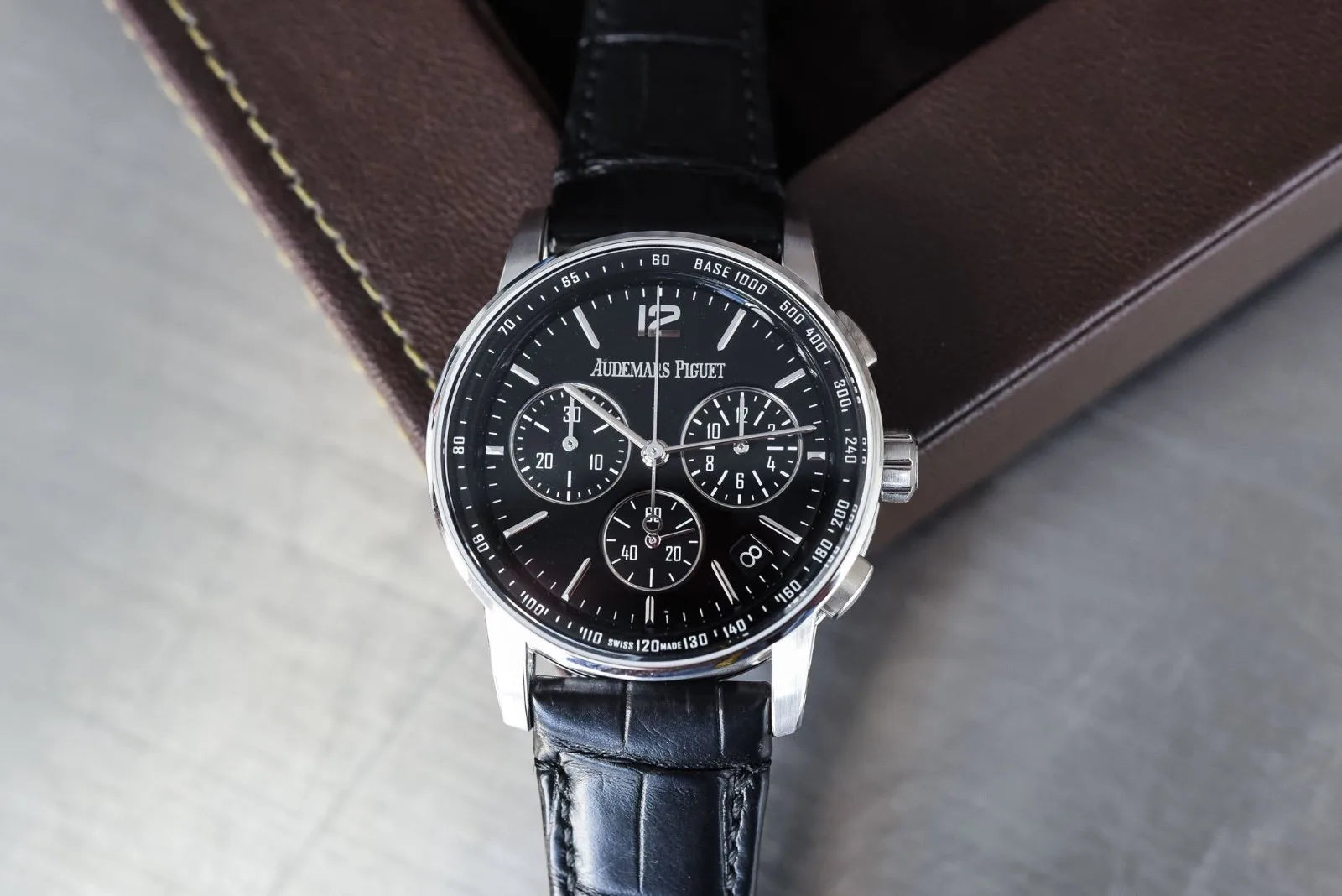 AUDEMARS PIGUET OPEN HEART CHRONOGRAPH 7AAA BLACK