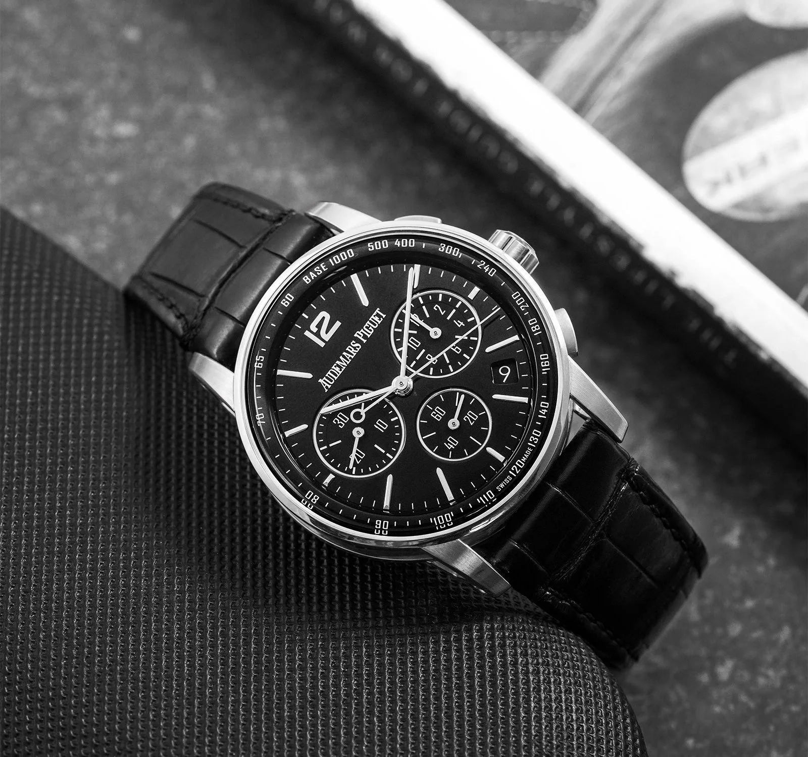 AUDEMARS PIGUET OPEN HEART CHRONOGRAPH 7AAA BLACK