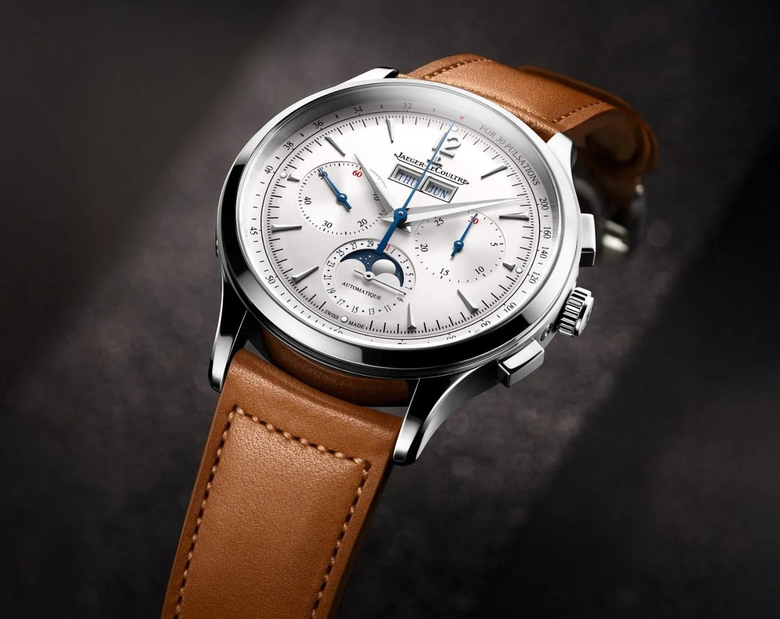 JAEGER LECOULTRE MASTER CONTROL AUTOMATIC WHITE DIAL