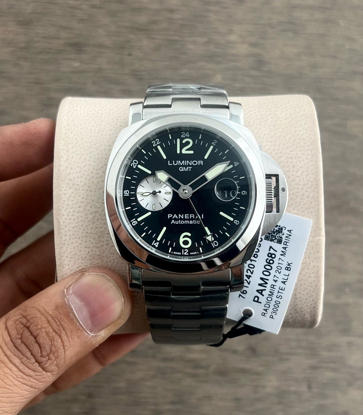 Luminor Panerai GMT Acciaio