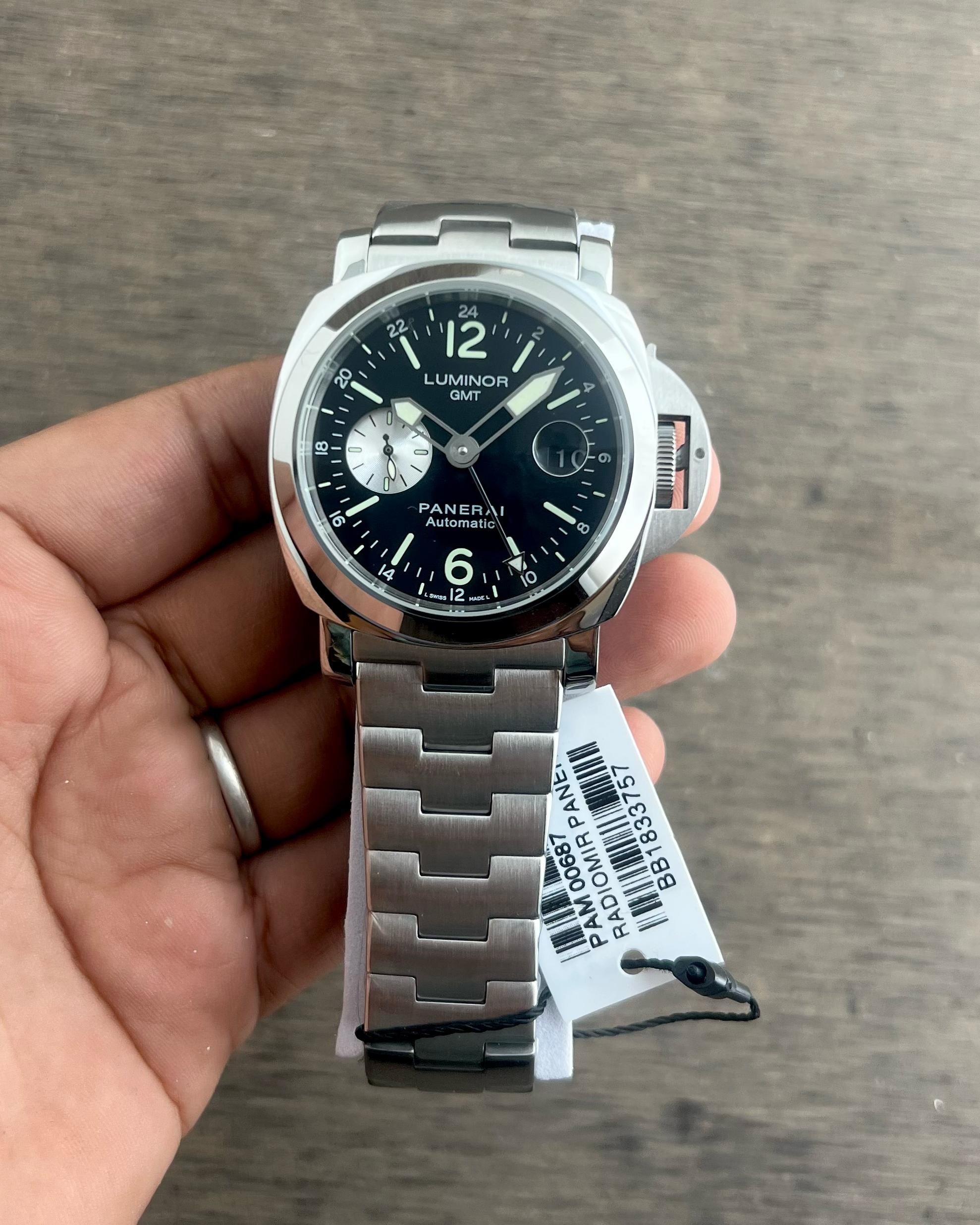 Luminor Panerai GMT Acciaio