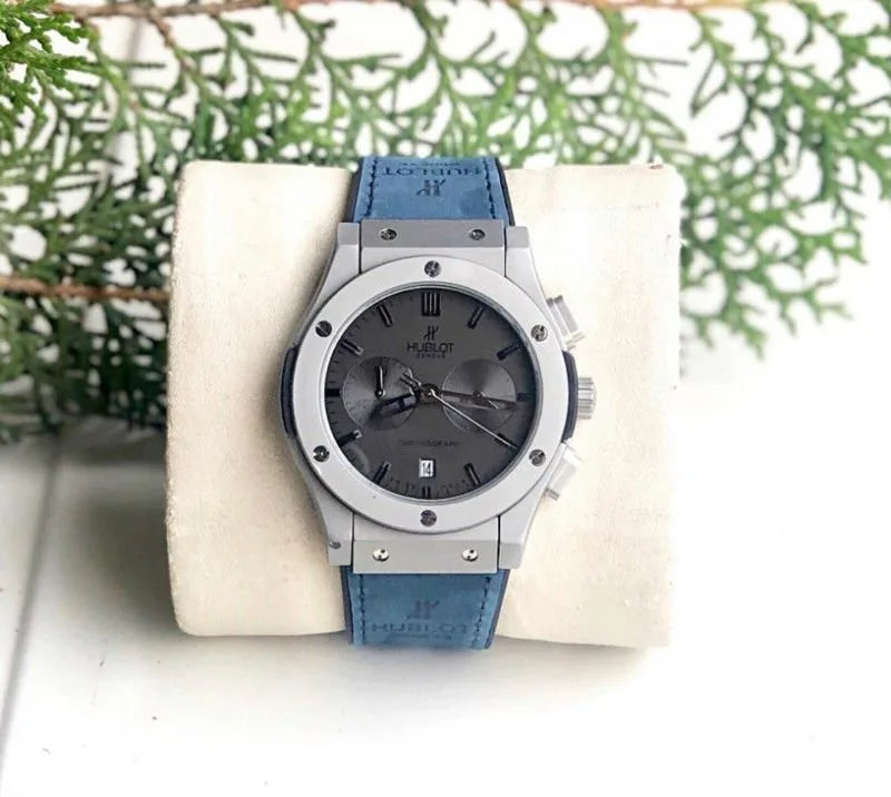 HUBLOT BIG BANG BLUE SILVER DATE DIAL