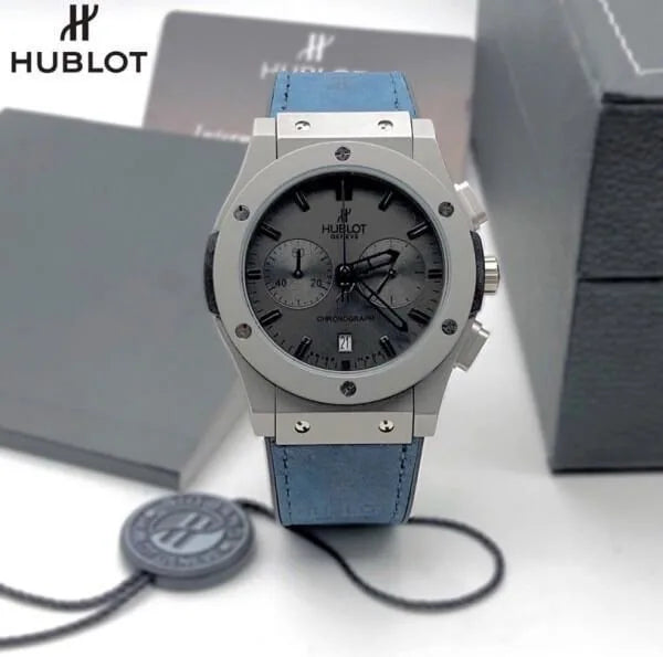 HUBLOT BIG BANG BLUE SILVER DATE DIAL