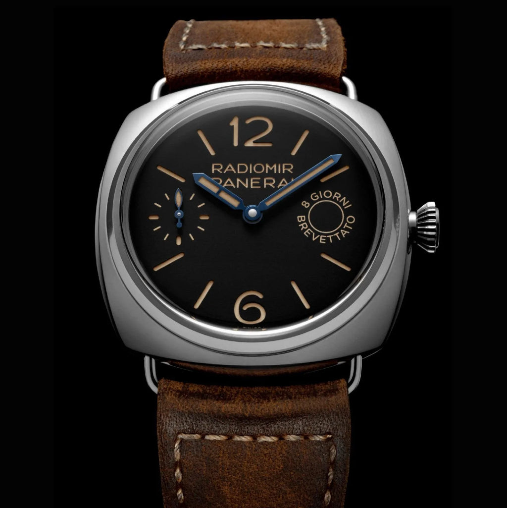 LUMINOR PANERAI RADIOMIR OPEN BACK STEEL AUTOMATIC BLACK