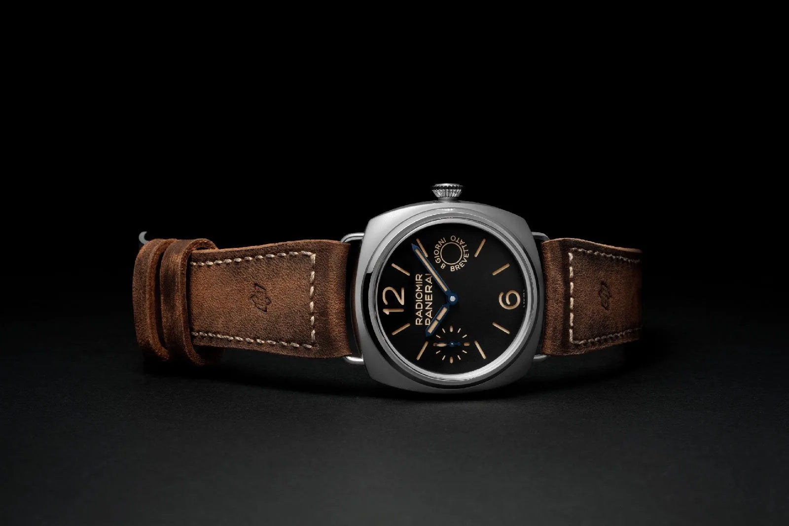 LUMINOR PANERAI RADIOMIR OPEN BACK STEEL AUTOMATIC BLACK