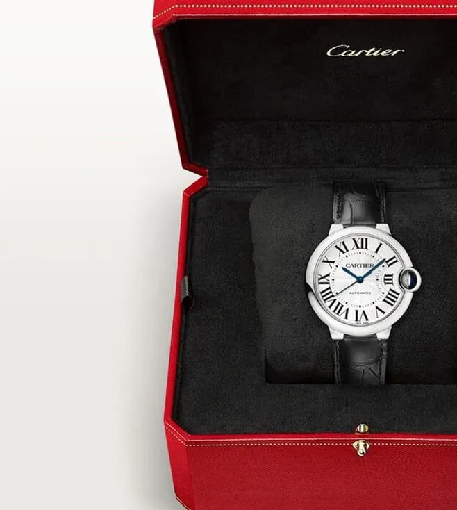 CARTIER UNISEX BALLON BLUE WSBB0028 7AAA AUTOMATIC WHITE DIAL