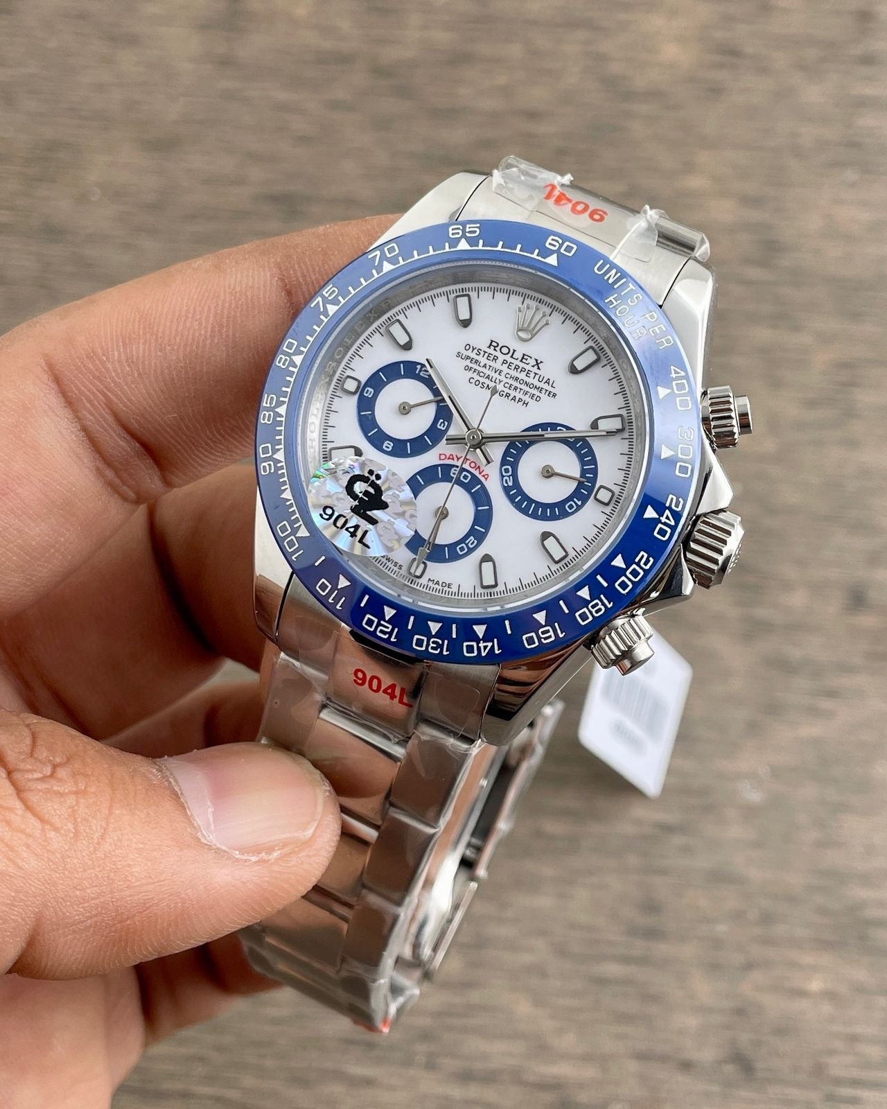 Rolex Daytona 4131 Silver Blue