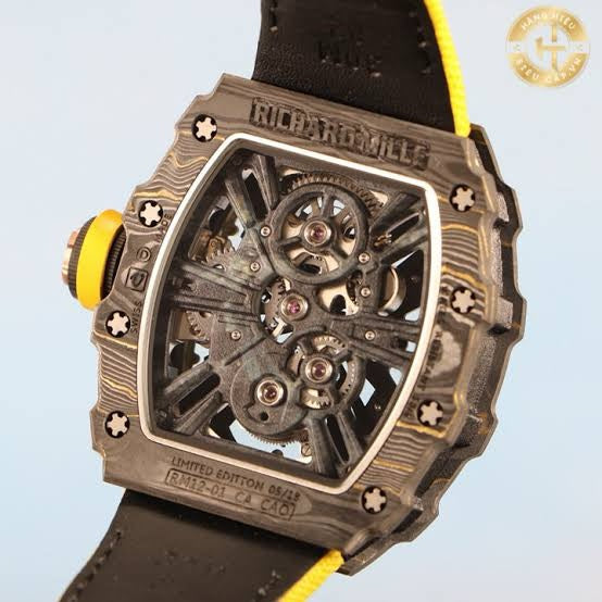 Richard Mille RM 12-01 Tourbillion Carbon Body Limited Edition Light Weight Automatic Mens Watch
