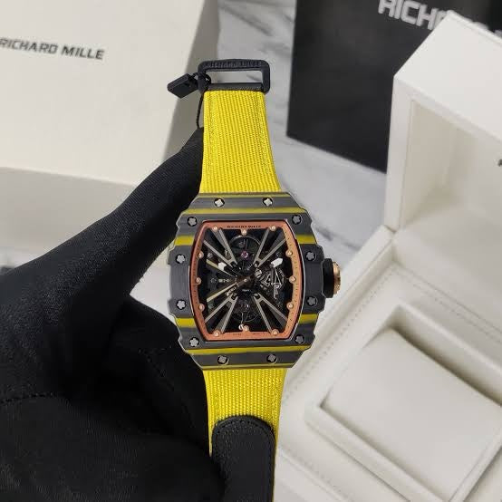 Richard Mille RM 12-01 Tourbillion Carbon Body Limited Edition Light Weight Automatic Mens Watch